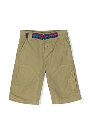 Green cotton shorts LANVIN KIDS | N24051664